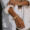 Cream Bubble Elastic