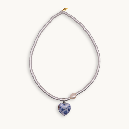 Silver Elastic Necklace